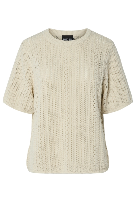 Pieces pcnuka ss o-neck knit noos bc